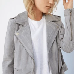 Blank NYC Suede Moto Jacket Tops