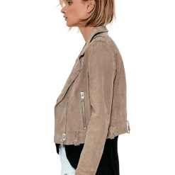 Blank NYC Suede Moto Jacket Tops