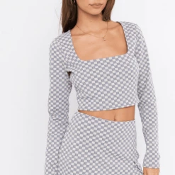 Le Lis Check Skort - BROWN Bottoms 10 Le Lis Check Skort - BROWN Bottoms