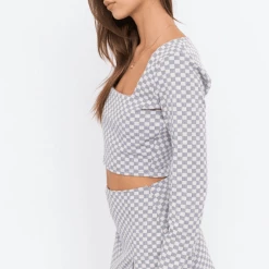 Le Lis Check Skort - BROWN Bottoms 11 Le Lis Check Skort - BROWN Bottoms