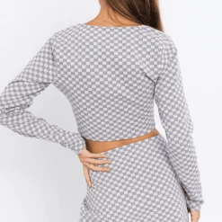 Le Lis Check Skort - BROWN Bottoms 12 Le Lis Check Skort - BROWN Bottoms