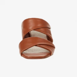 Shoes 42 Gold Loralie Twist Leather Slide