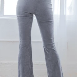 Le Lis Lettuce Edge Suede Rib Pants Bottoms