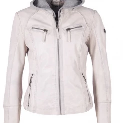 Mauritius Nola Leather Hooded Jacket