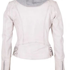 Mauritius Nola Leather Hooded Jacket