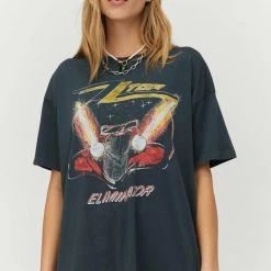 Daydreamer ZZ Top Eliminator Merch Tee Tops