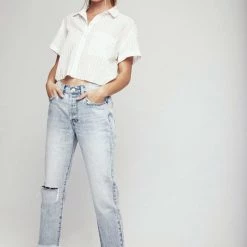 Bottoms Pistola Charlie High Rise Straight In St Tropez