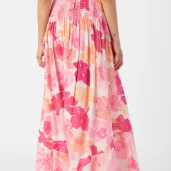 Tiare Hawaii Dakota Maxi Skirt - Waimea Coral Bottoms