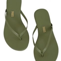 Tkees Leather Flip Flops Solids - No. 10