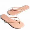 Tkees Leather Flip Flops Foundations - Nude Beach Shoes