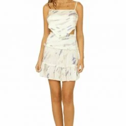 Tops Surf Gypsy Satin Hankerchief Top