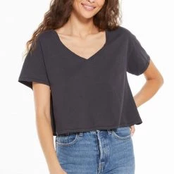 Tops Z Supply Parker Organic V Neck Tee