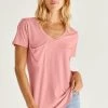 Z Supply Pocket Tee - Guava 2 Z Supply Pocket Tee - Guava