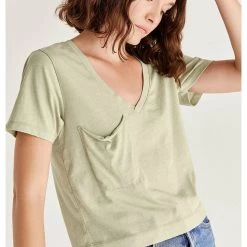 Z Supply Classic Skimmer Crop Tee Tops 24 Z Supply Classic Skimmer Crop Tee Tops