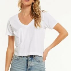 Z Supply Classic Skimmer Crop Tee Tops