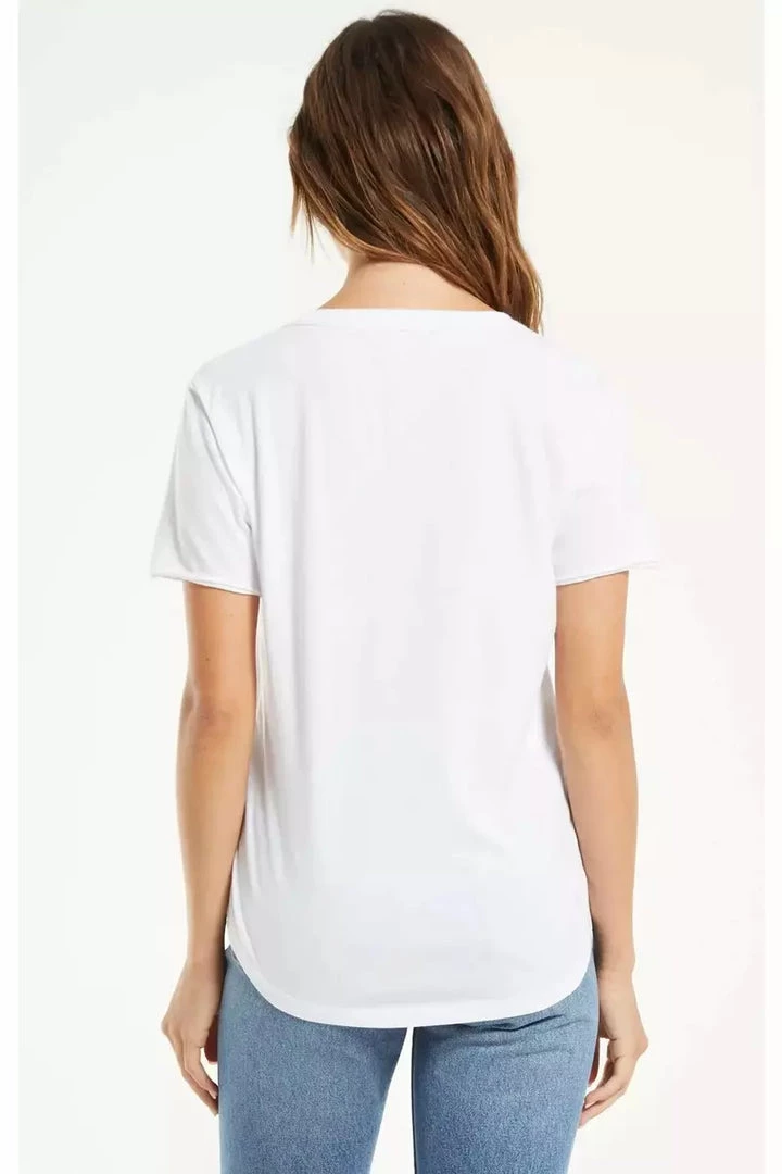 Z Supply Organic Cottton V Neck Tee 6 Z Supply Organic Cottton V Neck Tee
