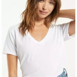 Z Supply Organic Cottton V Neck Tee 8 Z Supply Organic Cottton V Neck Tee