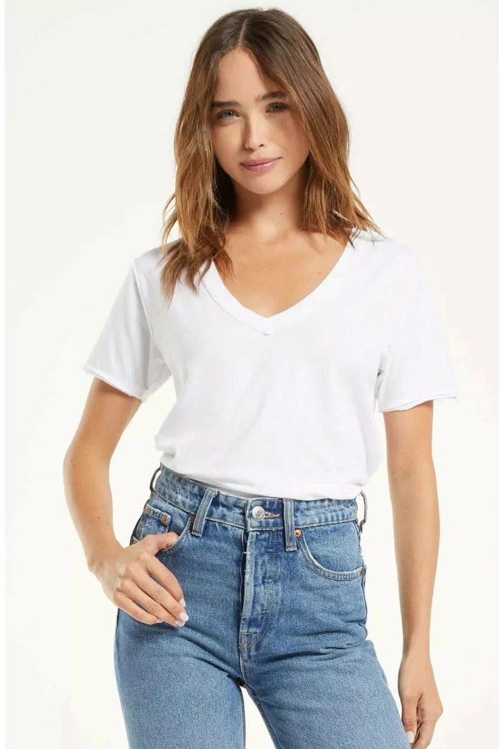 Z Supply Organic Cottton V Neck Tee 3 Z Supply Organic Cottton V Neck Tee