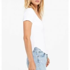 Tops Z Supply Hazel Scoop Rib Tee