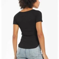 Tops Z Supply Hazel Scoop Rib Tee
