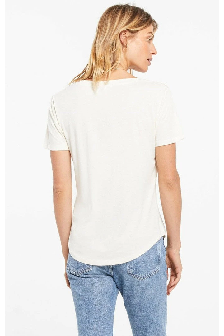 Tops Z Supply Kasey Modal V Neck Tee 6 Tops Z Supply Kasey Modal V Neck Tee