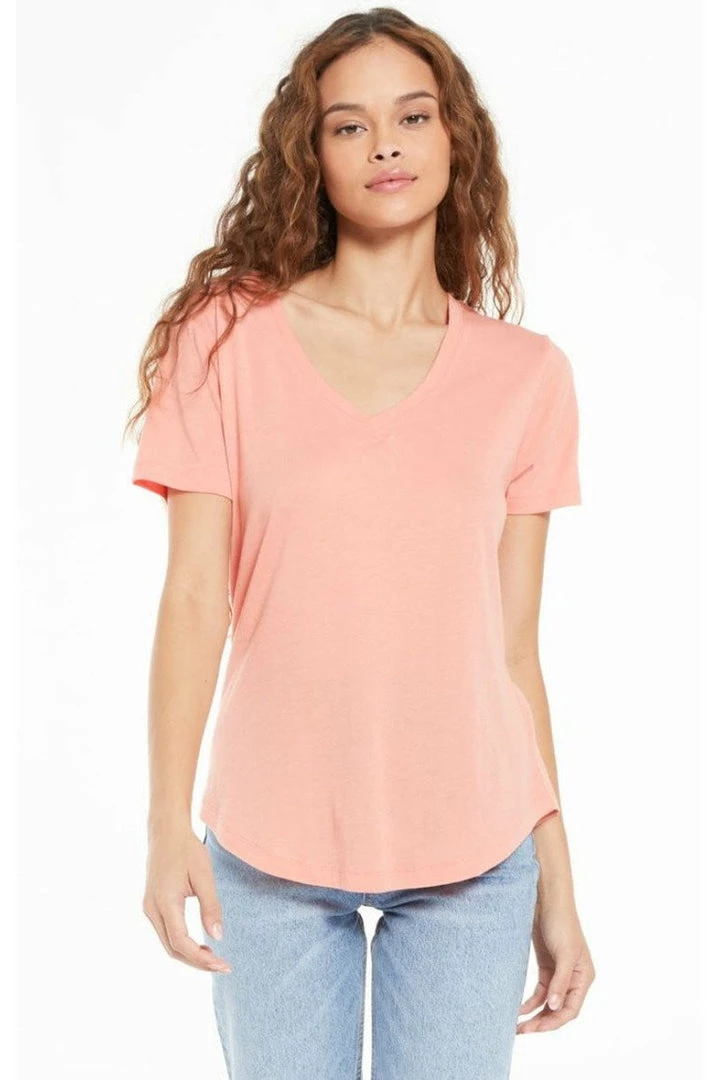 Tops Z Supply Kasey Modal V Neck Tee 11 Tops Z Supply Kasey Modal V Neck Tee