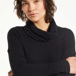 Z Supply Jaziah Rib Cowl Neck Sweater
