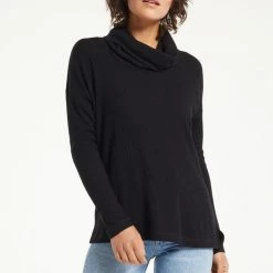 Z Supply Jaziah Rib Cowl Neck Sweater