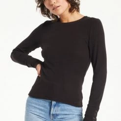 Z Supply. Alex Brushed Rib Top Tops