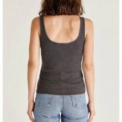 Z Supply Ellen Rib Tank - Black