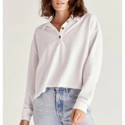 Tops Z Supply Charlie Polo Sweatshirt