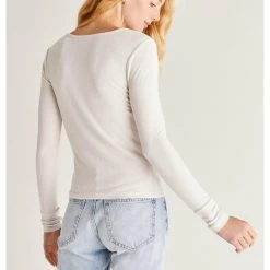 Z Supply Sonya Brushed Rib Top Tops