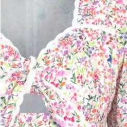 Adelyn Rae Karina Tie Front Mini Dress