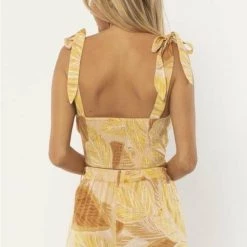 Tops Amuse Society Wes Crop Top