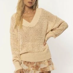 Tops Amuse Society Heat Wave Knit Sweater
