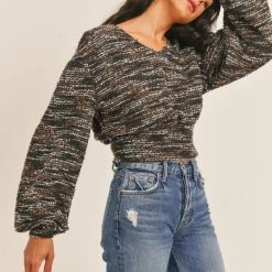 Tops Sadie & Sage Happy Jack V Neck Top