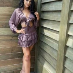 Bottoms Reset By Jane Amore Tiered Skirt