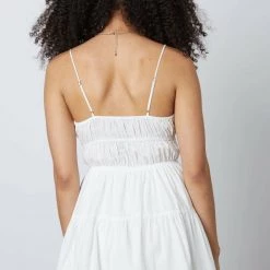 Cotton Candy LA Dresses Cotton + Candy Double Tie Front Ruffle Mini Dress