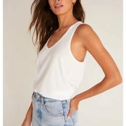 Tops Z Supply Organic V Neck Tank