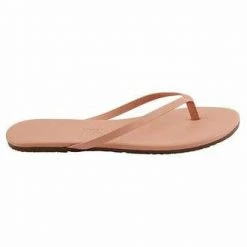 Tkees Leather Flip Flops Foundations - Nude Beach Shoes
