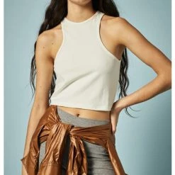 Deluc Clothing Deluc Montana Ribbed Top - BLACK Tops