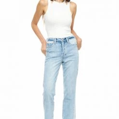 Bottoms Pistola Charlie High Rise Straight - Cabo