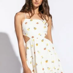 Dresses Sky To Moon Swiss Dot Floral Dress