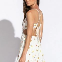 Dresses Sky To Moon Swiss Dot Floral Dress