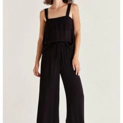 Z Supply White Sands Wide Leg Pant Bottoms