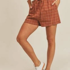 Sadie & Sage Gatlinburg Check Short Bottoms