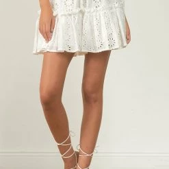 Bottoms Elan Eyelet Skirt