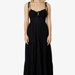 NIA Aimee Midi Dress - Black