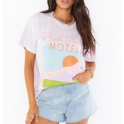Show Me Your Mumu Travis Tee - Pink Sands