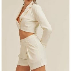 Bottoms Sage The Label Standing Here Pleated Short